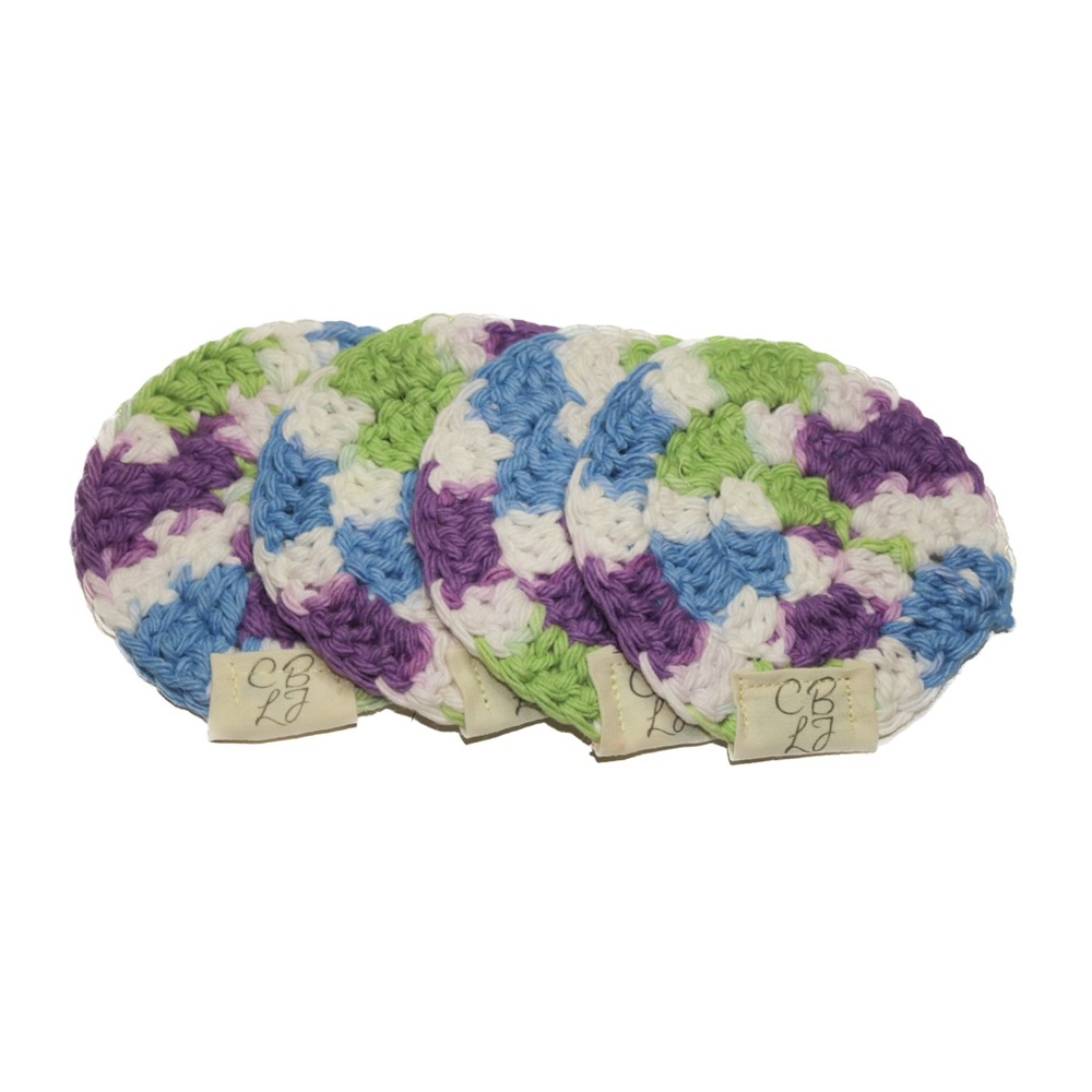 Crocheted Facial rounds (Set of 10) 100% Cotton Soft & Reusable